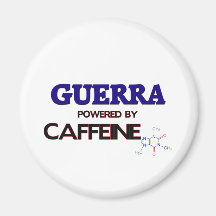 Guerra accionó por el cafeína iman de nevera