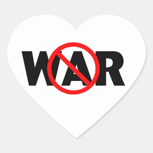 Guerra anti calcomanías corazones