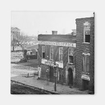 Guerra civil en Atlanta, 1864 Imán Para Frigorifico