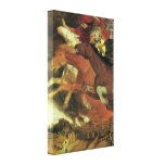 Guerra de Arnold Bocklin Lienzo Envuelto Para Galerias