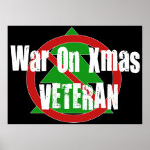 Guerra en veterano de Navidad Posters