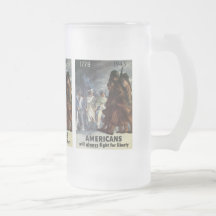 Guerra mundial de la lucha de los americanos 2 tazas de café