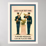 Guerra mundial personalizada del ~ de los infantes posters