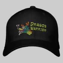 Guerrero del barco del dragón gorras bordados