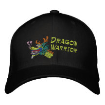 Guerrero del barco del dragón gorra bordada