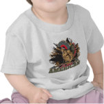 Guerrero del Grunge del nativo americano Camisetas