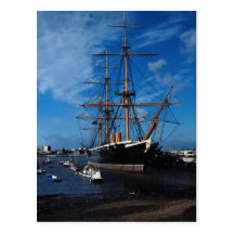 Guerrero del HMS", Portsmouth, Inglaterra Postales