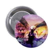 Guerrero del indio del nativo americano pins