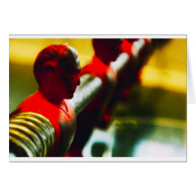 Guerreros de Foosball Tarjeta