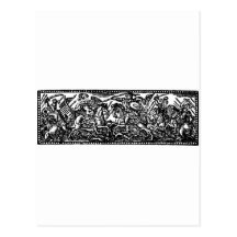 guerreros de la fantasía postal