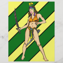 Guerreros de las mujeres del Amazonas Flyer Personalizado