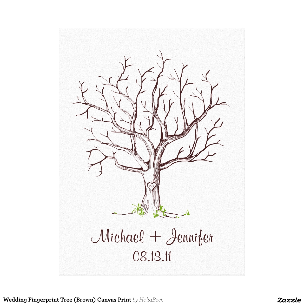 Arte del árbol de la boda Arte del árbol de la boda