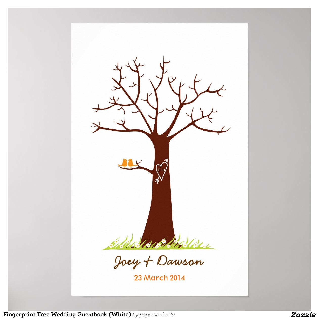 Arte del árbol de la boda Arte del árbol de la boda