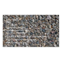 Guijarros y textura de piedra floja tarjetas de visita