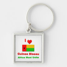 Guinea-Bissau Llavero Personalizado