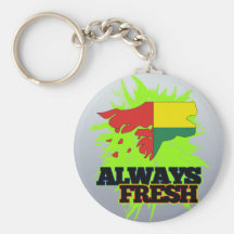 Guinea-Bissau siempre fresca Llavero Personalizado