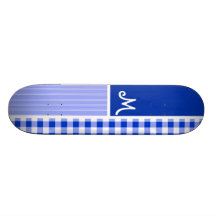 Guinga azul; A cuadros Patin