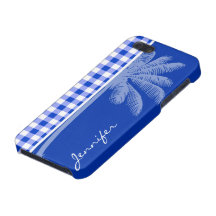Guinga azul tropical iPhone 5 protectores