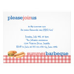 Guinga verano barbacoa celebración roja del 4 de j invitación personalizada