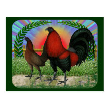 Guirnalda de las aves de juego postales