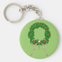 Guirnalda del navidad del lunar llavero personalizado