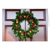 Guirnalda del navidad felicitacion 