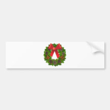 Guirnalda del navidad para los días de fiesta etiqueta de parachoque