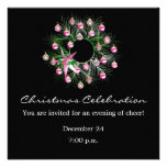 Guirnalda del rosa de la celebración del navidad ( invitación