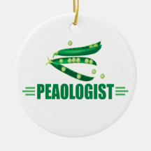 Guisantes divertidos ornamento para arbol de navidad