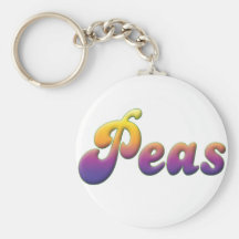 Guisantes Llavero Personalizado