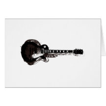 guitar_lp グリーティング・カード