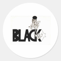 guitarman blackstar pegatina redonda