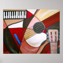 GUITARRA ABSTRACTA IMPRESIONES