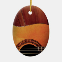 Guitarra acústica adorno de reyes