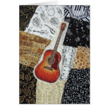 Guitarra acústica felicitacion 