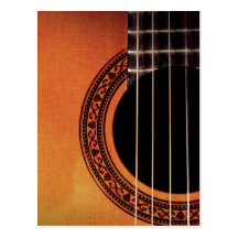 Guitarra acústica postal