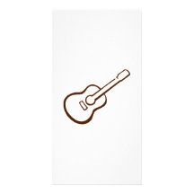 Guitarra clásica tarjetas fotográficas 