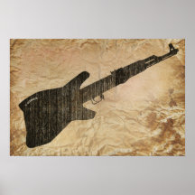 Guitarra de AK 47 Impresiones
