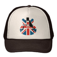 Guitarra de Britpop Gorras