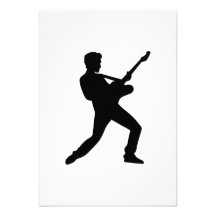 Guitarra de la estrella del rock comunicados personales 