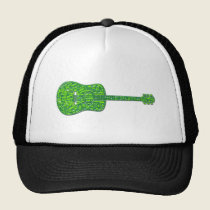 Guitarra de la nota musical gorras