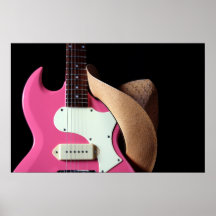 guitarra del chica del país poster