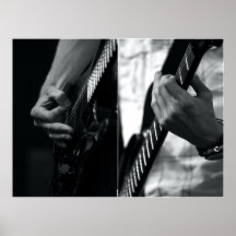 guitarra eléctrica 6-String Poster