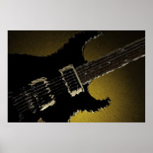 Guitarra eléctrica de estallido posters