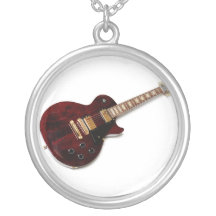 Guitarra eléctrica del vintage joyeria personalizada