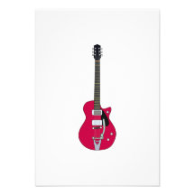 Guitarra eléctrica invitación personalizada