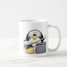 Guitarra y amplificador americanos clásicos Tux Tazas De Café