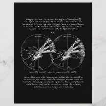 Guitarras de Vitruvian Tarjetas Informativas