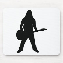 guitarrista de metales pesados alfombrillas de ratones