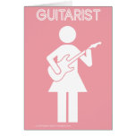 Guitarrista-polluelo-color Tarjetas
